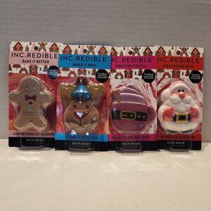 New Inc.Redible Christmas Bath Bomb Bundle - Gingerbread Reindeer Cocoa & Santa